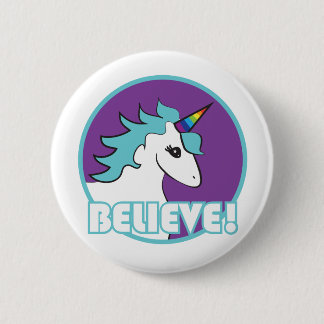Believe! Unicorn Button