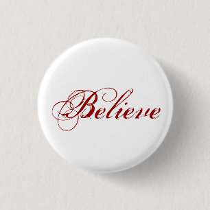 Believe - White Button