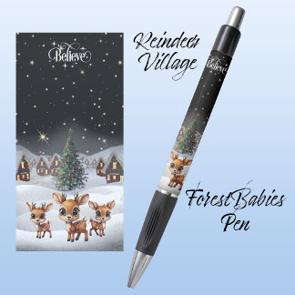 Believe Winter Wonderland Reindeer Keepsake 🦌🎄 Pen