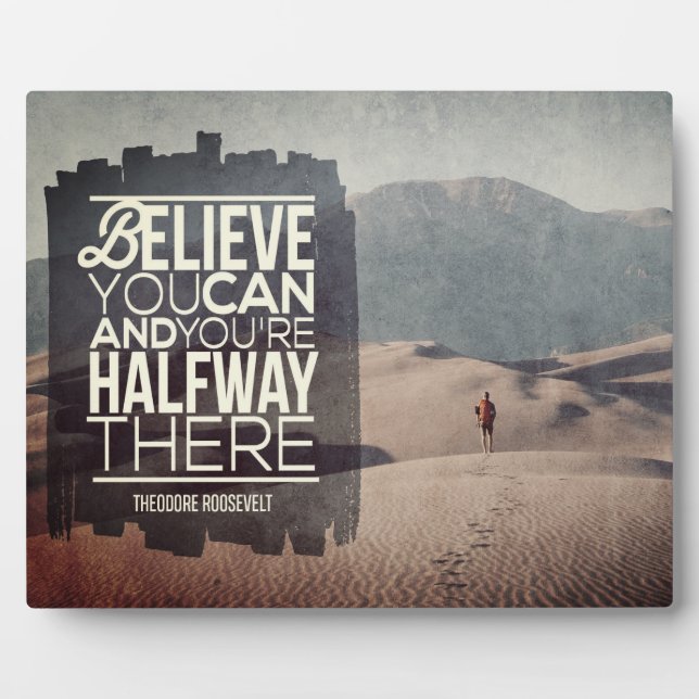 Believe You Can Plaque (Front)