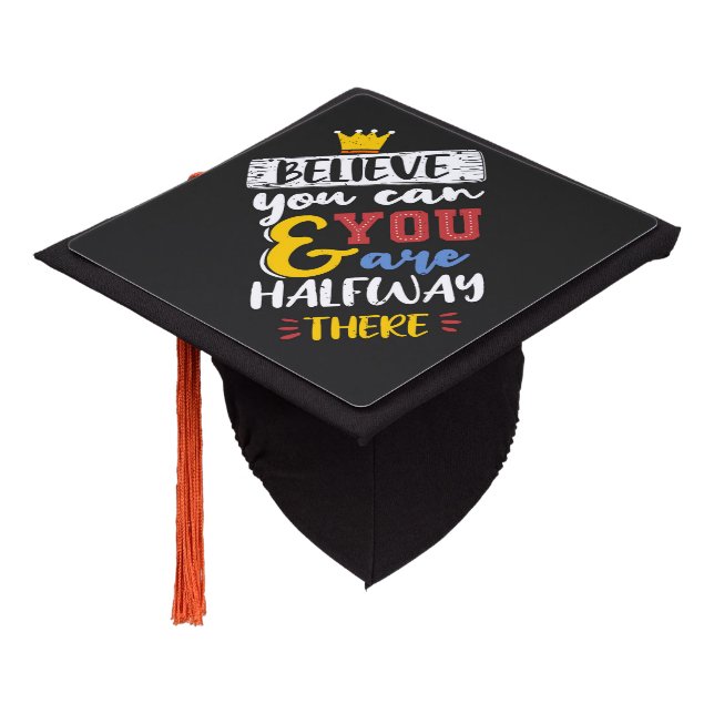 Believe you can Quote Tassel Topper (Angled)
