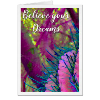 Believe Your Dreams (personalize & shadow) Cards