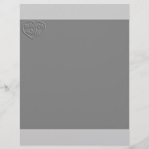 Believes all things Custom Embossed Letterhead