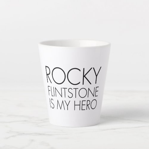 Belinda Blinked Rocky Flintstone Latte Mug