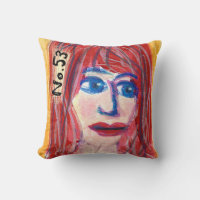 Belinda From The Truckstop Throw Pillow