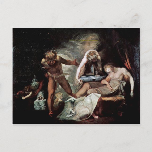 Belinda'S Dream By Füssli Johann Heinrich (Best Qu Postcard (Front)