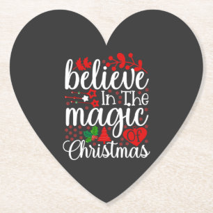 Belive in The Magic Of Christmas-84604 Paper Coaster