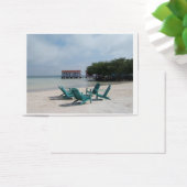 Belize Adirondack Pink Houses Turquoise Water (Desk)