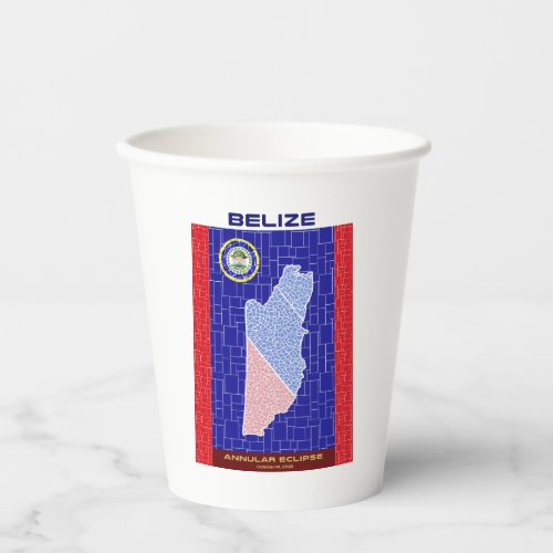 Belize Annular Eclipse Paper Cups