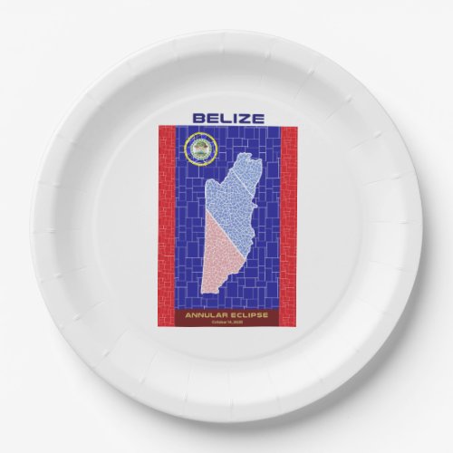 Belize Annular Eclipse Paper Plates