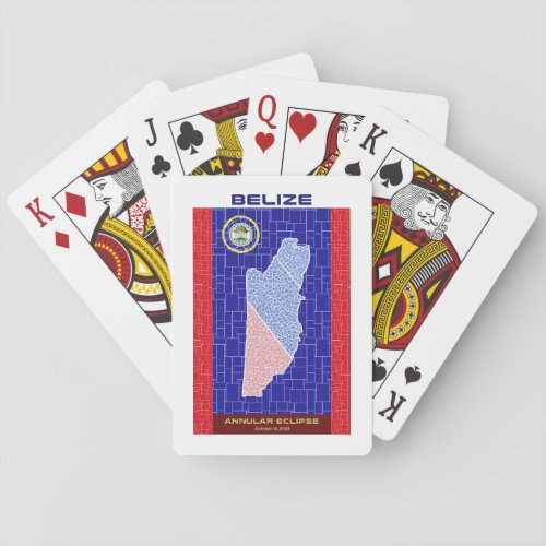 Belize Annular Eclipse Playing Cards