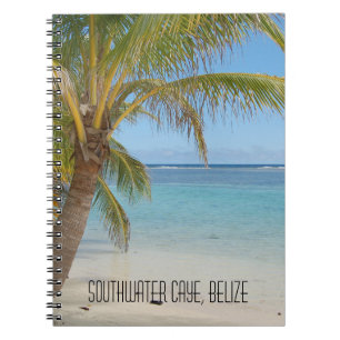 Belize Barrier Reef Tropical Caribbean Seascape Notebook