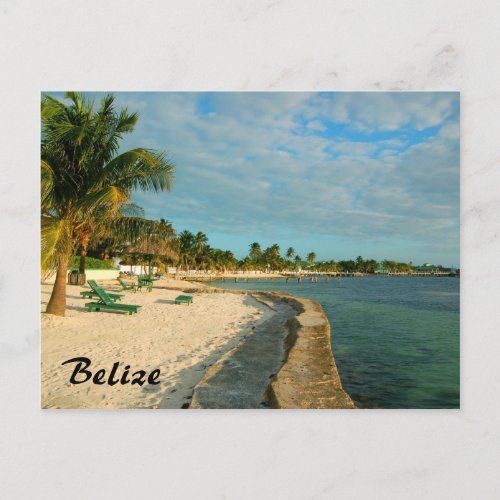 Belize Beach Postcard