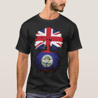 Belize Belizean British UK Tree Roots Flag
