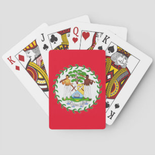 Belize Belizean Flag Coat of Arms Playing Cards