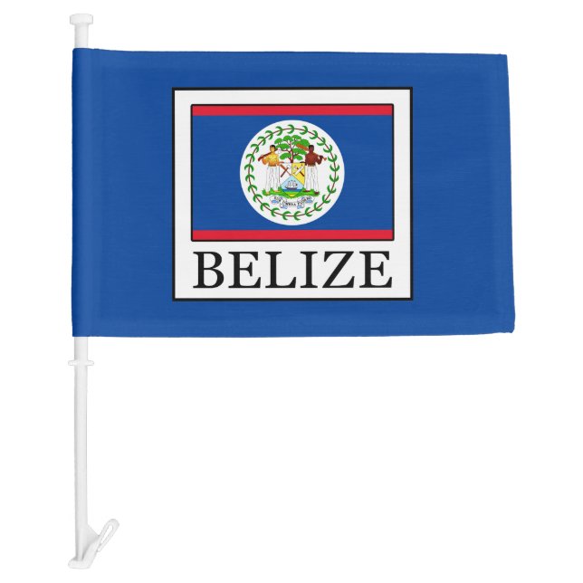Belize Car Flag (Front)