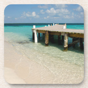 Belize, Caribbean Sea, Goff Caye. A Small Island Coaster