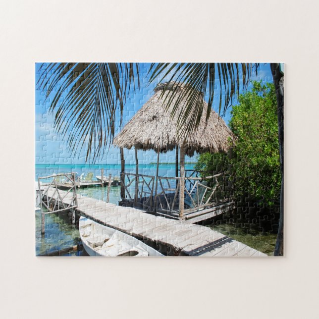 Belize Cay Caulker Coral Island Jigsaw Puzzle (Horizontal)