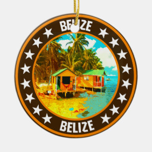 Belize                                             ceramic ornament