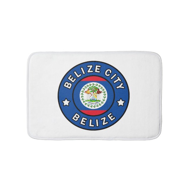 Belize City Belize Bath Mat (Front)
