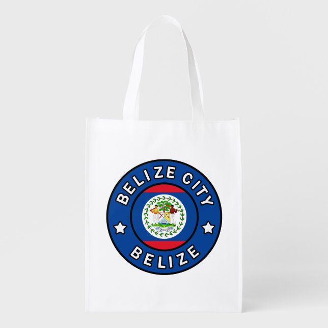 Belize City Belize Grocery Bag (Front)