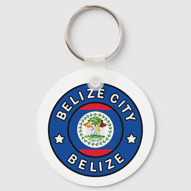 Belize City Belize Keychain (Front)