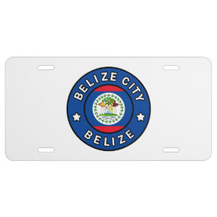 Belize City Belize License Plate