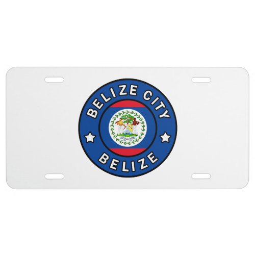 Belize City Belize License Plate