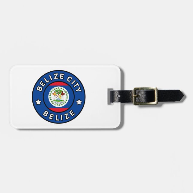 Belize City Belize Luggage Tag (Front Horizontal)