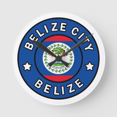 Belize City Belize Round Clock