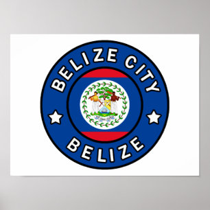 Belize City Poster