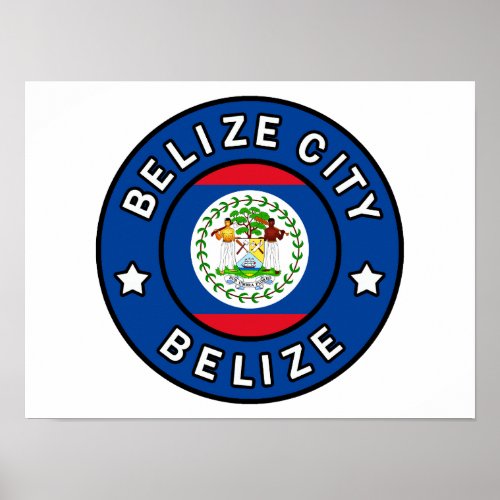 Belize City Poster