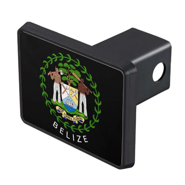 Belize Coat of Arms Hitch Cover (Top Right)