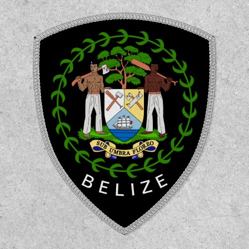 Belize Coat of Arms Patch