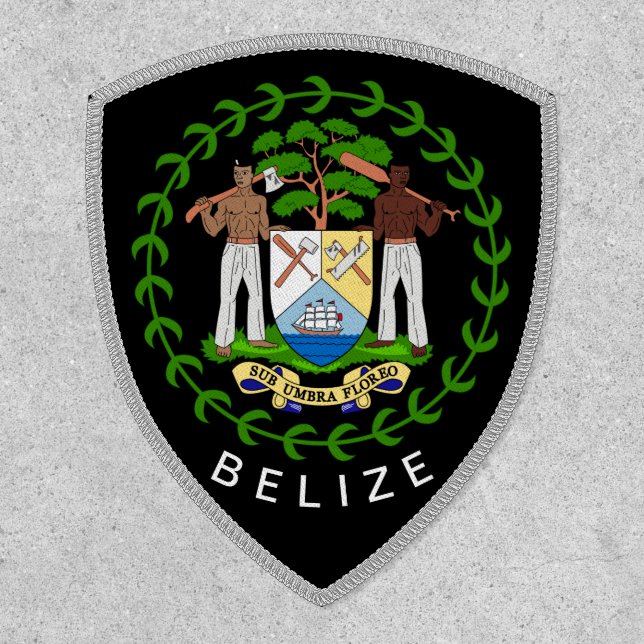 Belize Coat of Arms Patch (Front)