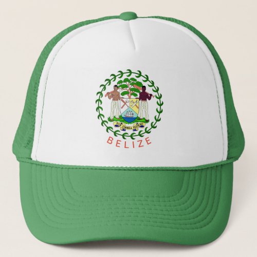 Belize Coat of Arms Trucker Hat