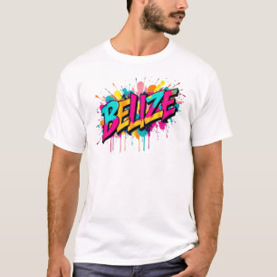 Belize colorful graffiti style outfit T-Shirt