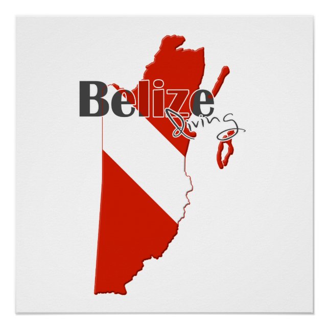 Belize Diving Poster (Front)