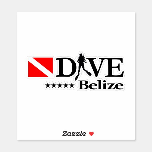 Belize DV4 Sticker