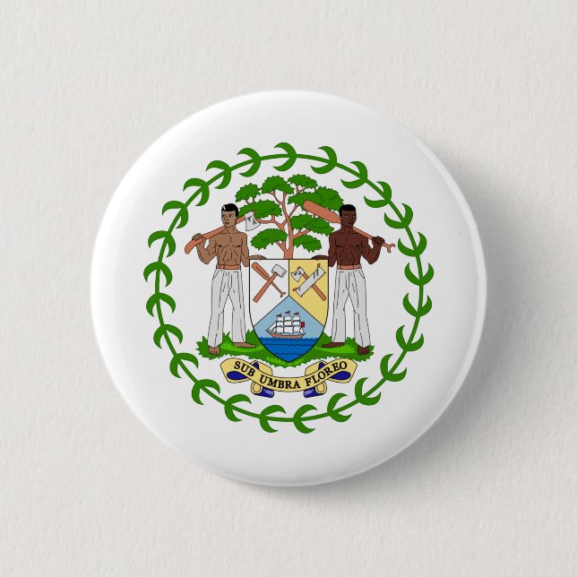belize emblem button (Front)