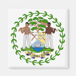 belize emblem magnet