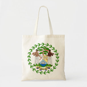 belize emblem tote bag
