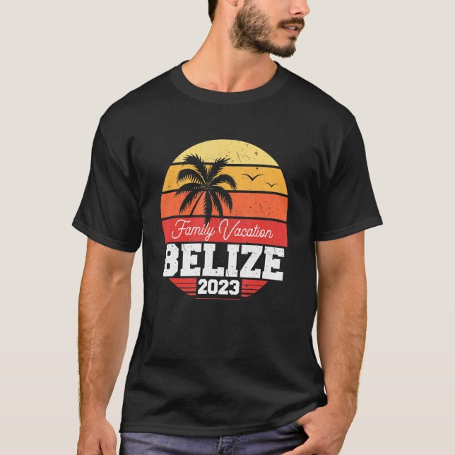 Belize Family Vacation 2023 Matching Holiday Summe T-Shirt (Front)