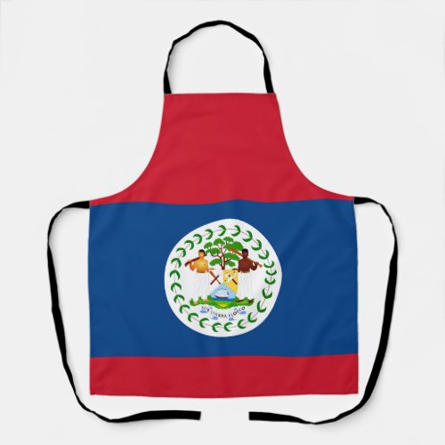 Belize flag All_Over Print Apron