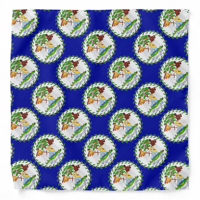 Belize Flag Bandana (Front)