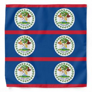 Belize flag bandana