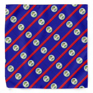 Belize Flag Bandana