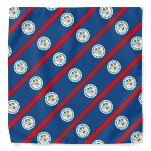 Belize Flag Bandana