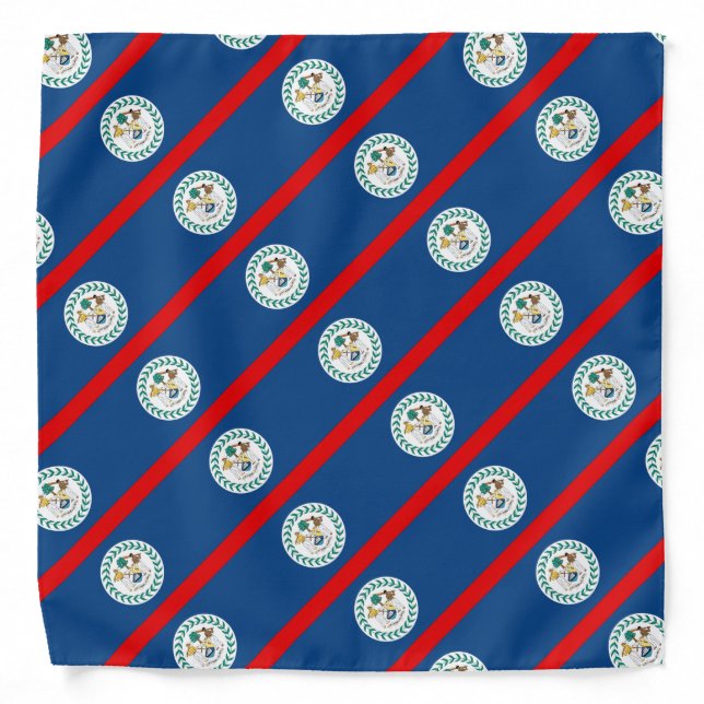 Belize Flag Bandana (Front)
