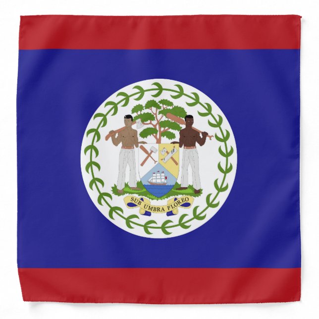 Belize flag bandana (Front)